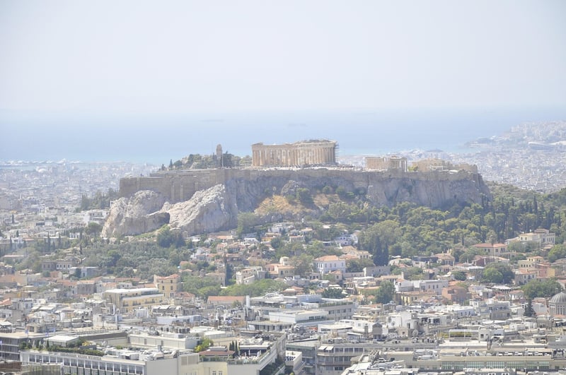 Athens Greece Acropolis Ruins